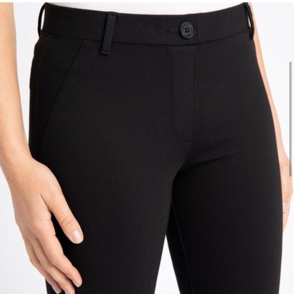 Betabrand Dress Pant Yoga Pants Boot Cut Classic in Black , Small Petite - Picture 4 of 13